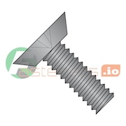 NEWPORT FASTENERS #6-32 x 3/8 in Phillips Flat Machine Screw, Black Oxide 18-8 Stainless Steel, 6000 PK 652148